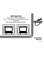 Audiovox HR7008APKG Operation Manual preview