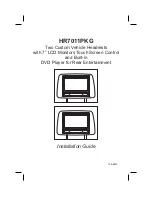 Audiovox HR7011PKG Installation Manual preview