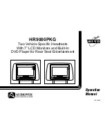 Audiovox HR9000D Operation Manual preview