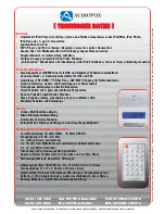 Preview for 3 page of Audiovox IBOX 300 FM Datasheet