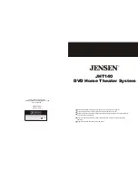 Audiovox Jensen JHT140 Owner'S Manual preview