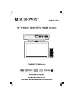 Preview for 1 page of Audiovox KLV39120CE Owner'S Manual