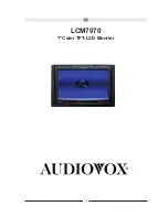 Audiovox LCM 7070 User Manual preview