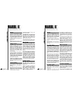 Предварительный просмотр 3 страницы Audiovox Marbl II User Manual