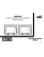 Audiovox MM92HR Operation & Installation Manual preview