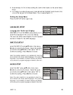 Preview for 13 page of Audiovox MMD11A - Car - 16 X 9 Dropdown Video Monitor Operation Manual