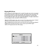 Preview for 25 page of Audiovox MMDV70CB Operation Manual