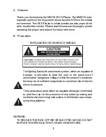 Предварительный просмотр 2 страницы Audiovox MMH56 Owner'S Manual