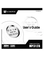 Preview for 2 page of Audiovox MP3128 - 128 MB Digital Player User Manual