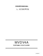 Audiovox MVDV4A Owner'S Manual preview