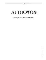 Audiovox NAV 103 - Manual preview