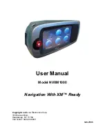 Preview for 1 page of Audiovox NVXM1000 User Manual