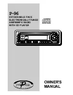 Audiovox P96S Owner'S Manual preview