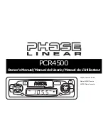 Audiovox PCR4500CS Owner'S Manual предпросмотр