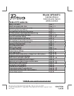 Preview for 1 page of Audiovox Platinum+ APS 687C Installation Manual