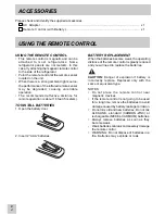 Preview for 5 page of Audiovox PLV16081 Instruction Manual