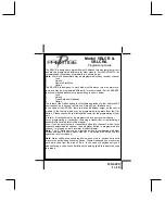 Audiovox Prestige 5BLCR Programming Manual preview