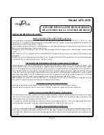 Preview for 14 page of Audiovox Prestige APS-15R Installation Manual