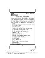 Preview for 1 page of Audiovox Prestige Platinum 128-4633B Owner'S Manual