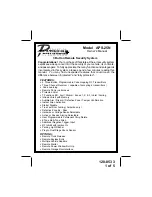 Preview for 1 page of Audiovox Prestige Platinum 128-8533 Owner'S Manual