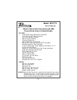 Preview for 1 page of Audiovox Prestige Platinum APS-775 Owner'S Manual