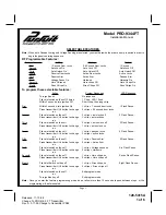 Preview for 1 page of Audiovox PRO-9344FT Pursuit Series Installation Manual