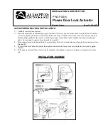 Предварительный просмотр 1 страницы Audiovox PRO-PDA15 Installation Manual