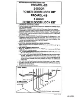 Preview for 1 page of Audiovox PRO-PDL-2B Installation Instructions Manual