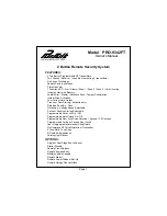 Audiovox PRO9342FT3 Owner'S Manual preview