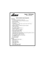 Preview for 1 page of Audiovox Pursuit PRO-9642 Owner'S Manual