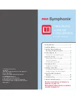 Audiovox RCA Symphonix User Manual preview