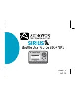 Audiovox SIR-PNP1 User Manual предпросмотр