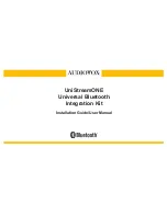 Audiovox UniStreamONE Installation Manual preview