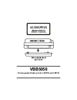 Предварительный просмотр 1 страницы Audiovox VBB5058 Installation & Owner'S Manual