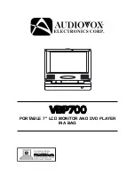 Audiovox VBP700 Instruction Manual preview