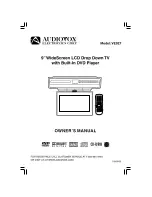 Preview for 1 page of Audiovox VE827 Owner'S Manual