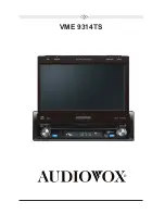 Audiovox VME 9312 TS Manual preview
