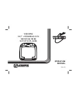 Предварительный просмотр 1 страницы Audiovox VOD10PS2 - Car - 16:9 Flipdown Monitor Operation Manual