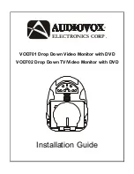 Audiovox VOD701 Installation Manual preview