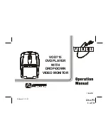 Audiovox VOD715 - DVD Player With LCD Monitor Operation Manual preview
