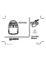 Preview for 1 page of Audiovox VOH704 - VOH 704 - LCD Monitor Operation Manual