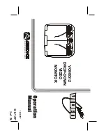 Preview for 1 page of Audiovox VOH8512 Operation Manual