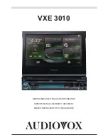 Предварительный просмотр 1 страницы Audiovox VXE 3010 Owner'S Manual