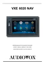 Preview for 1 page of Audiovox VXE 6020 NAV Owner'S Manual/Warranty Document