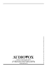 Preview for 88 page of Audiovox VXE 6020 NAV Owner'S Manual/Warranty Document