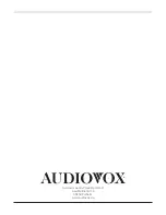 Preview for 8 page of Audiovox VXE 7020 NAV Installation Manual