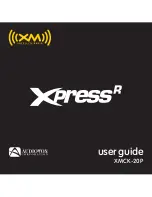 Audiovox XMCK20 User Manual preview