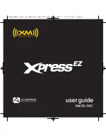 Audiovox XMCK5 - Car XpressEZ Satellite Radio Receiver User Manual preview