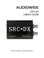 AudioWise SRC-DX User Manual preview