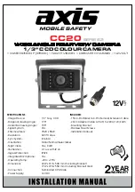 Audioxtra axis CC20 Series Installation Manual preview